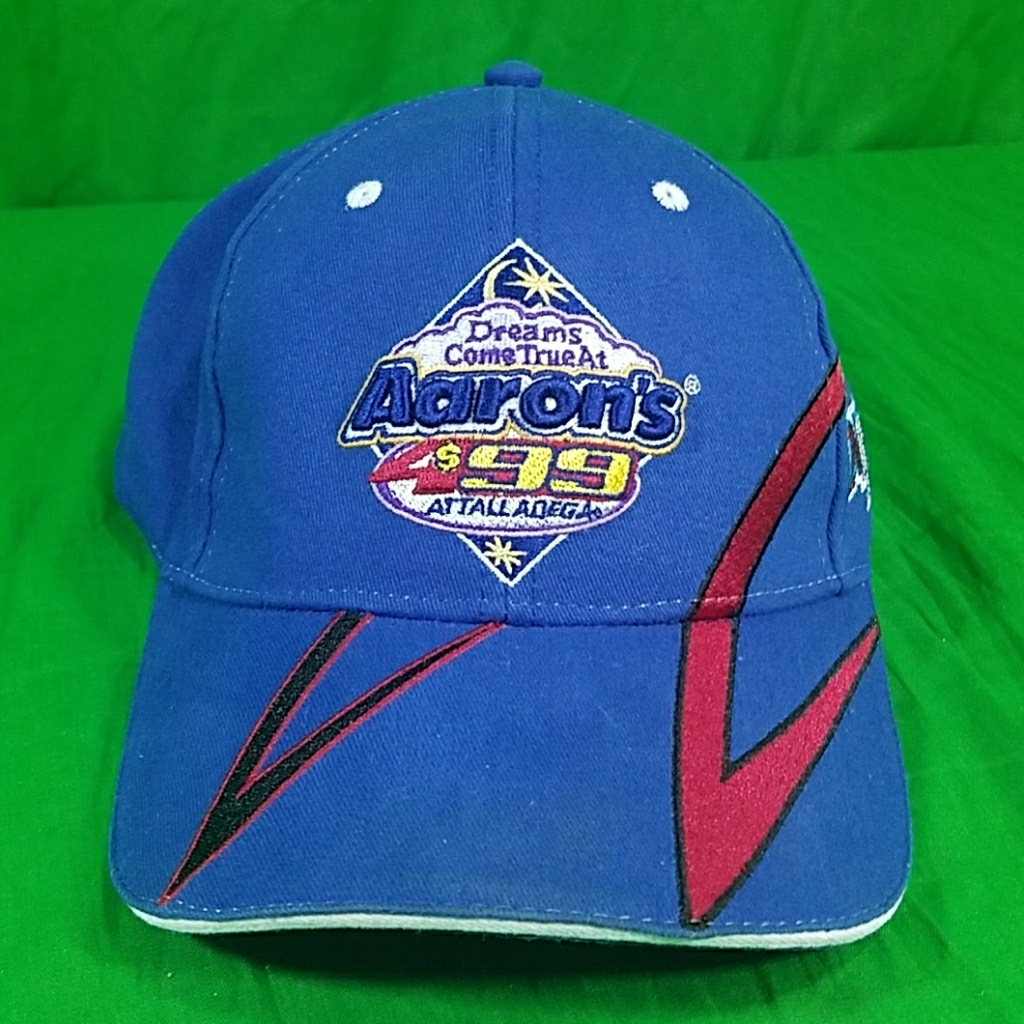 Aarons Talladega Superspeedway Blue Nascar Hat Cap Aarons Talladega Superspeedway Blue Nascar Hat Cap